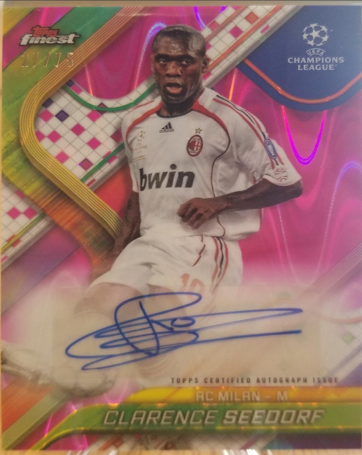 Clarence Seedorf [Magenta Refractor] #BA-CS