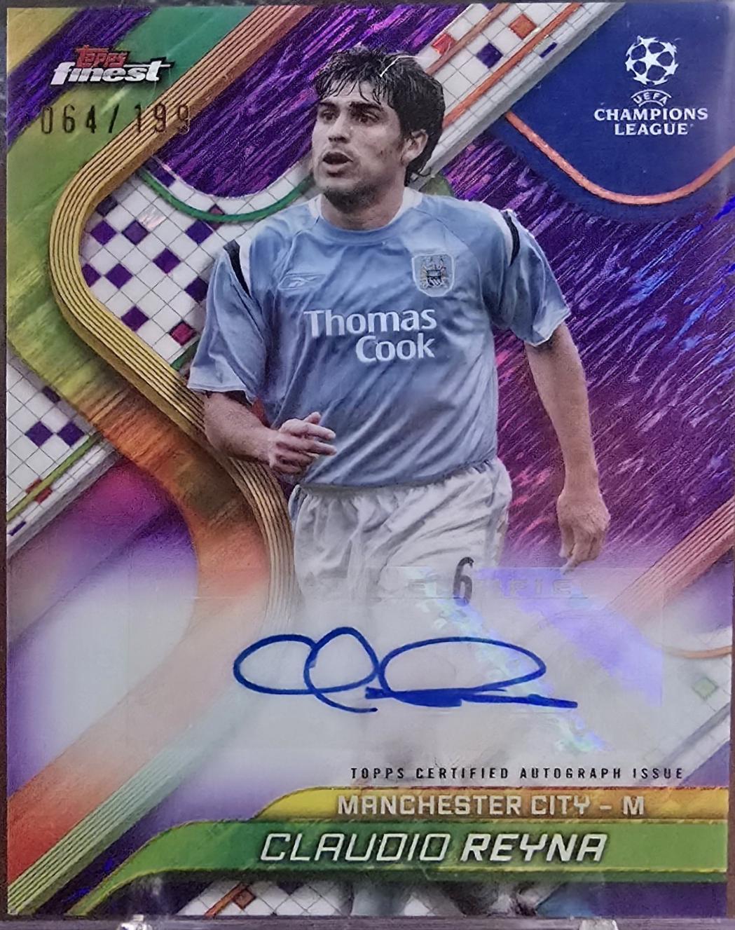 Claudio Reyna [Purple Shimmer Refractor] #BA-CL