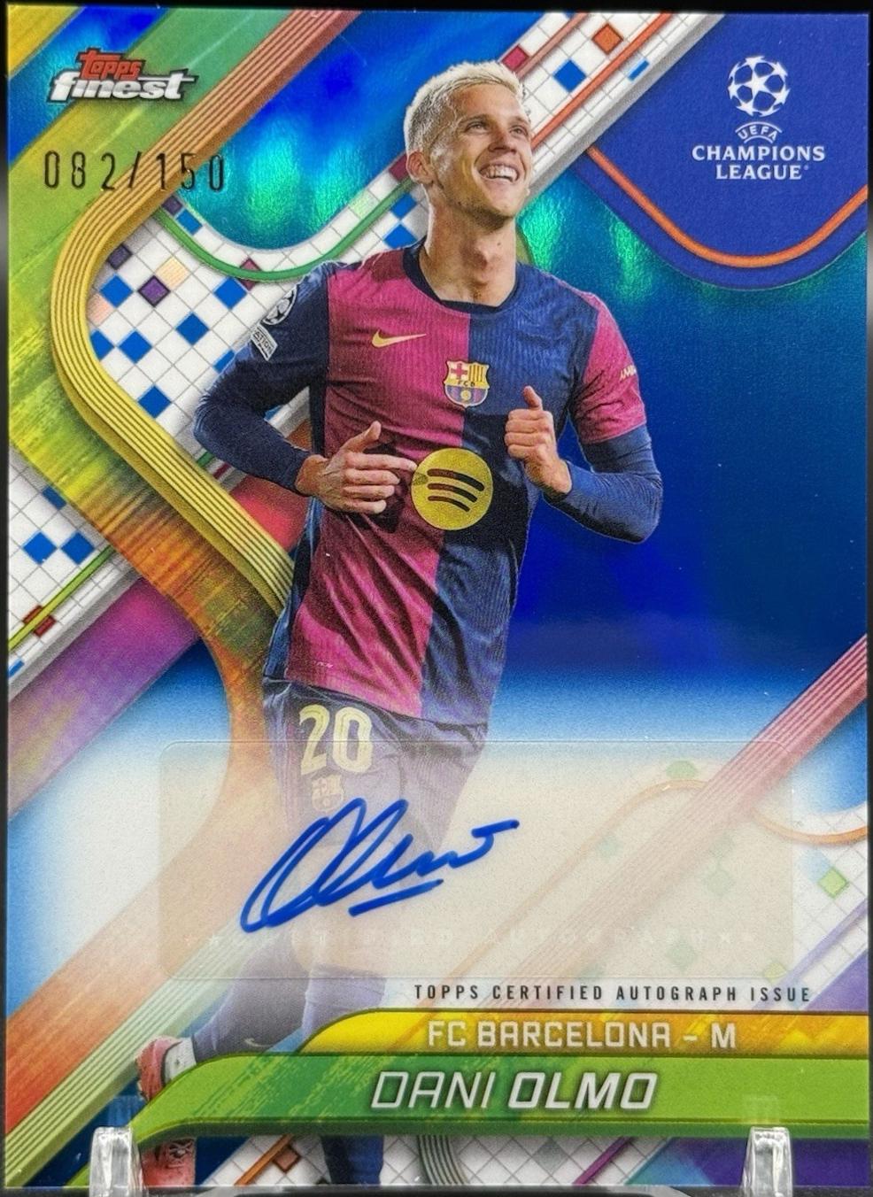 Dani Olmo [Blue Refractor] #BA-OM