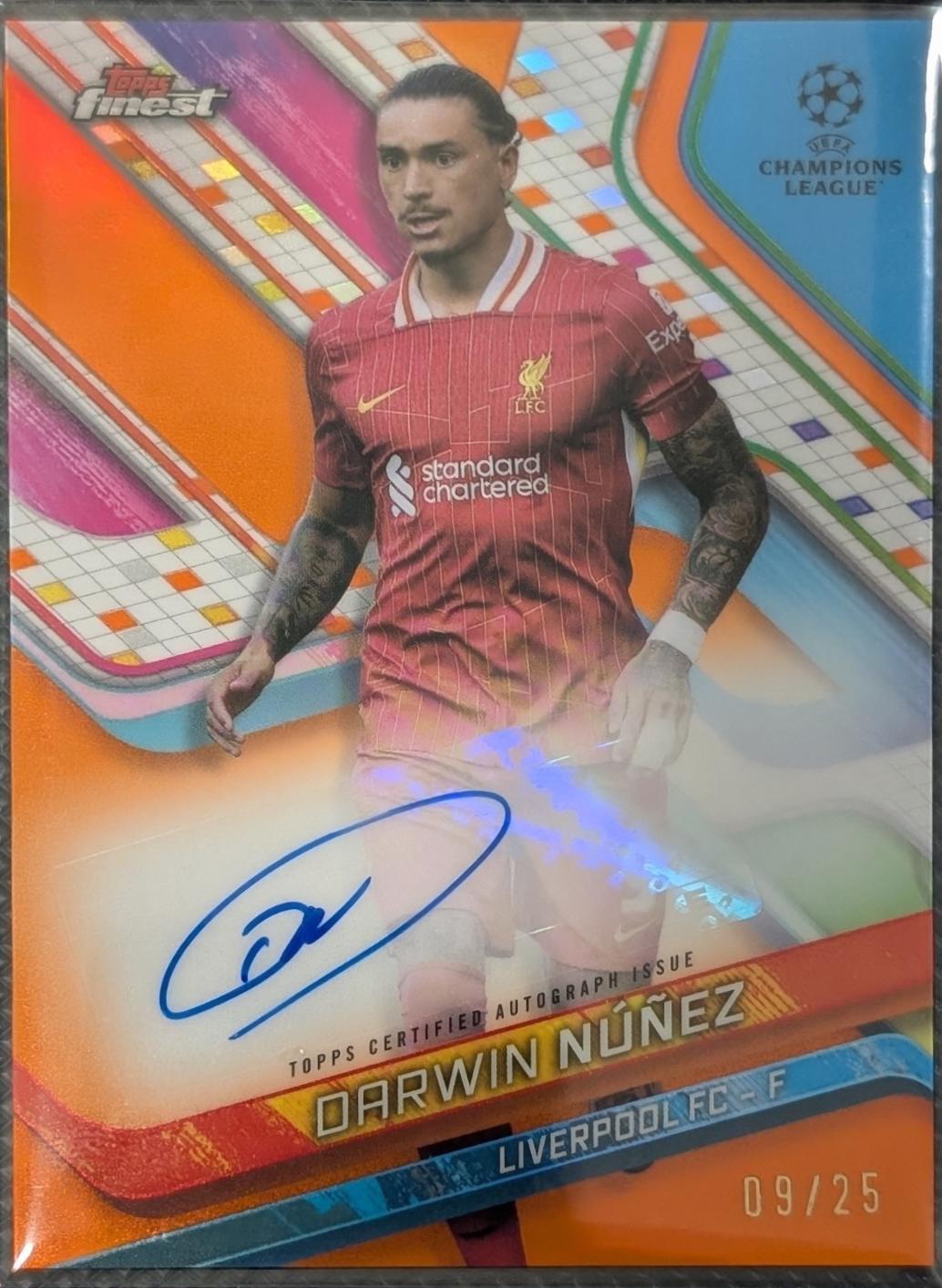 Darwin Nunez [Orange Refractor] #BA-DN