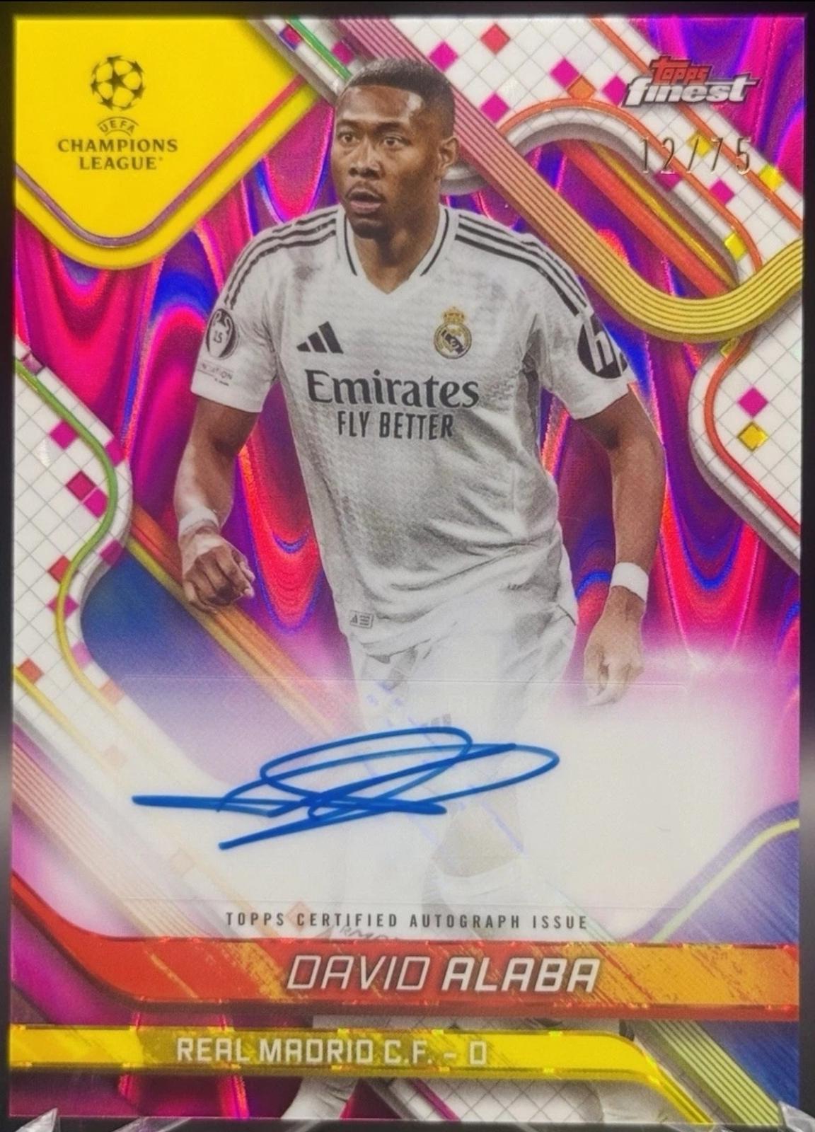 David Alaba [Magenta Refractor] #BA-DA