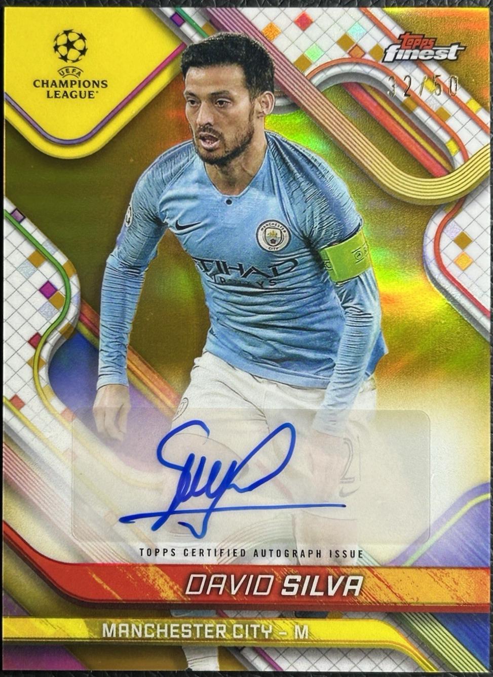 David Silva [Gold Refractor] #BA-DS