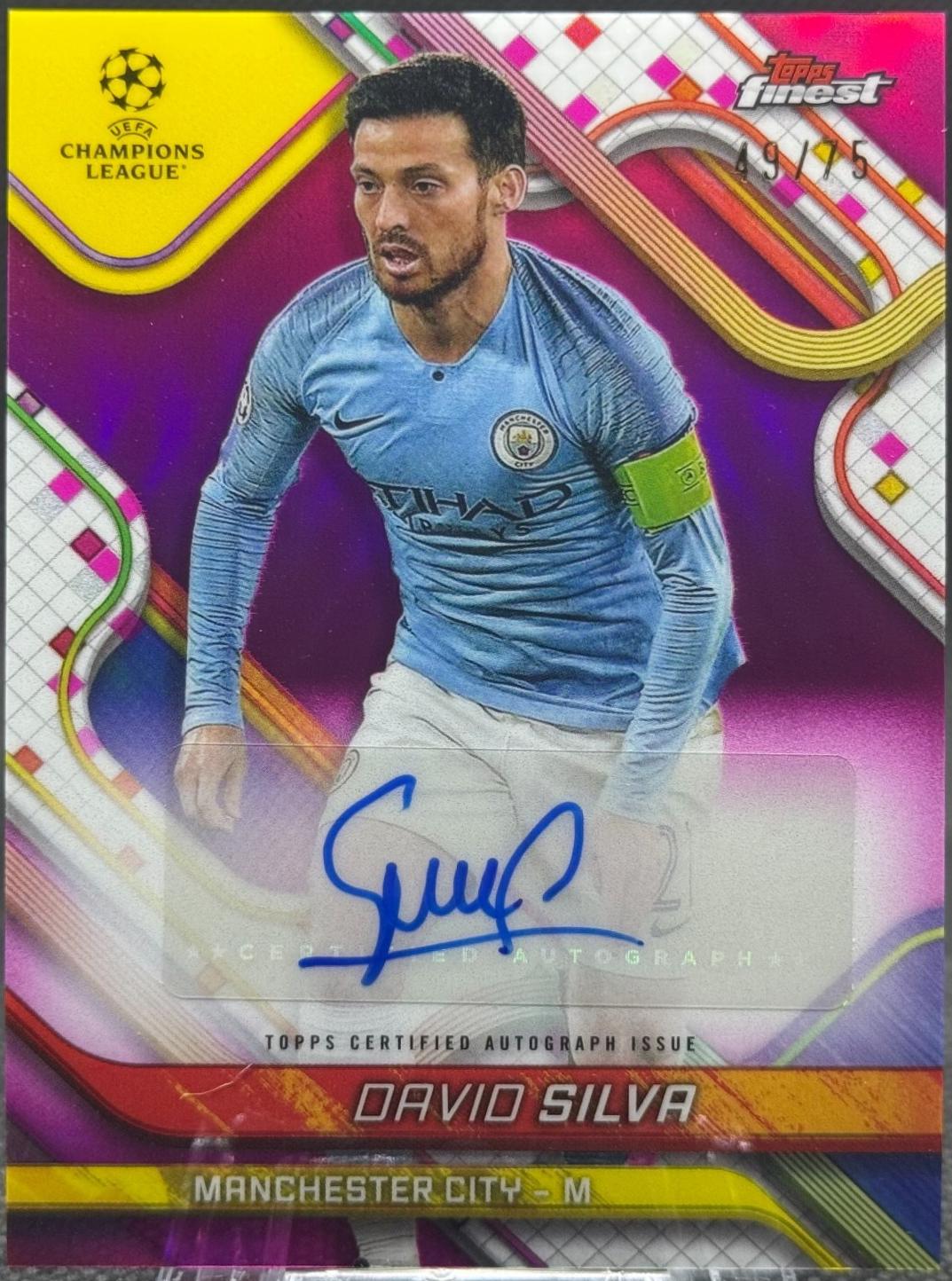 David Silva [Magenta Refractor] #BA-DS