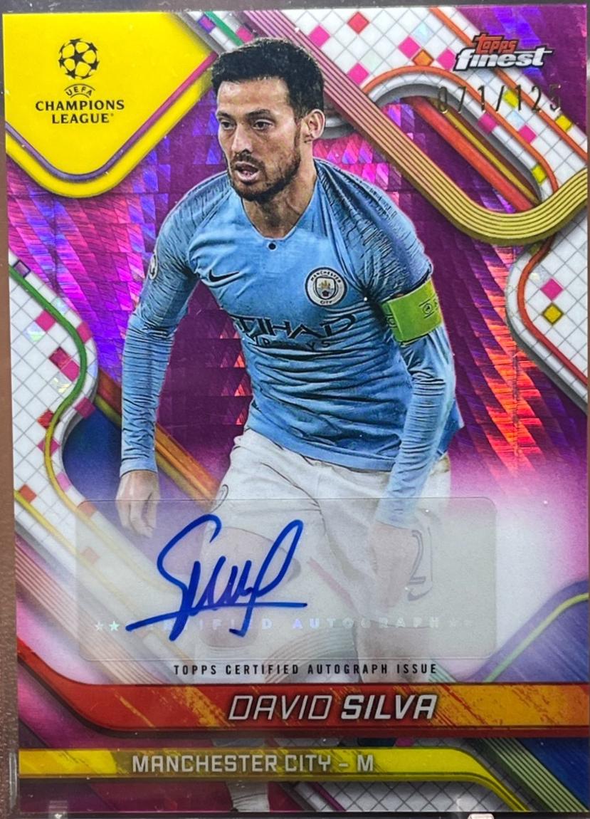 David Silva [Pink Prism Refractor] #BA-DS
