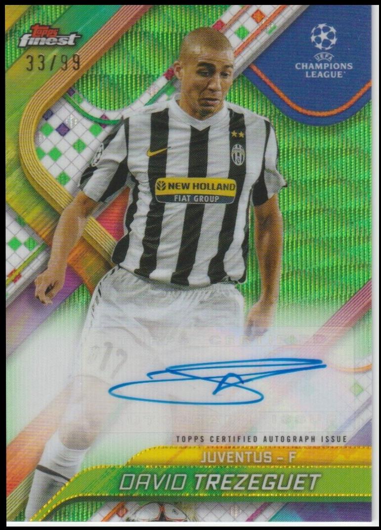 David Trezeguet [Neon Green Refractor] #BA-DT