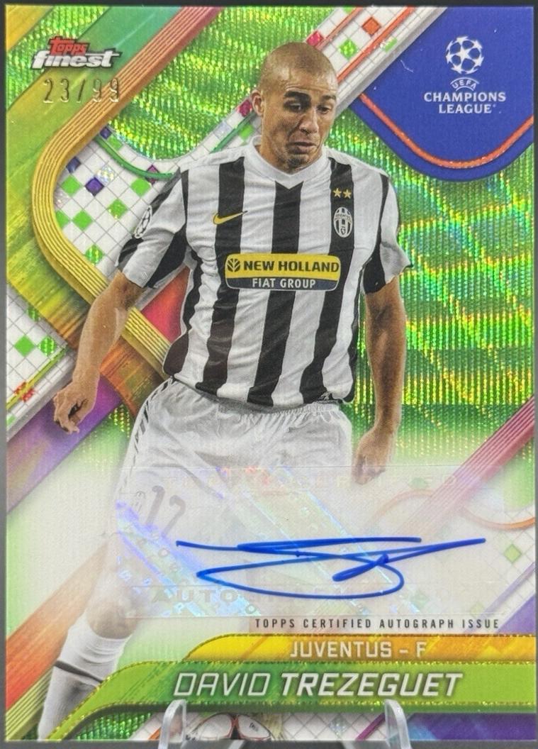 David Trezeguet [Neon Green Wave Refractor] #BA-DT