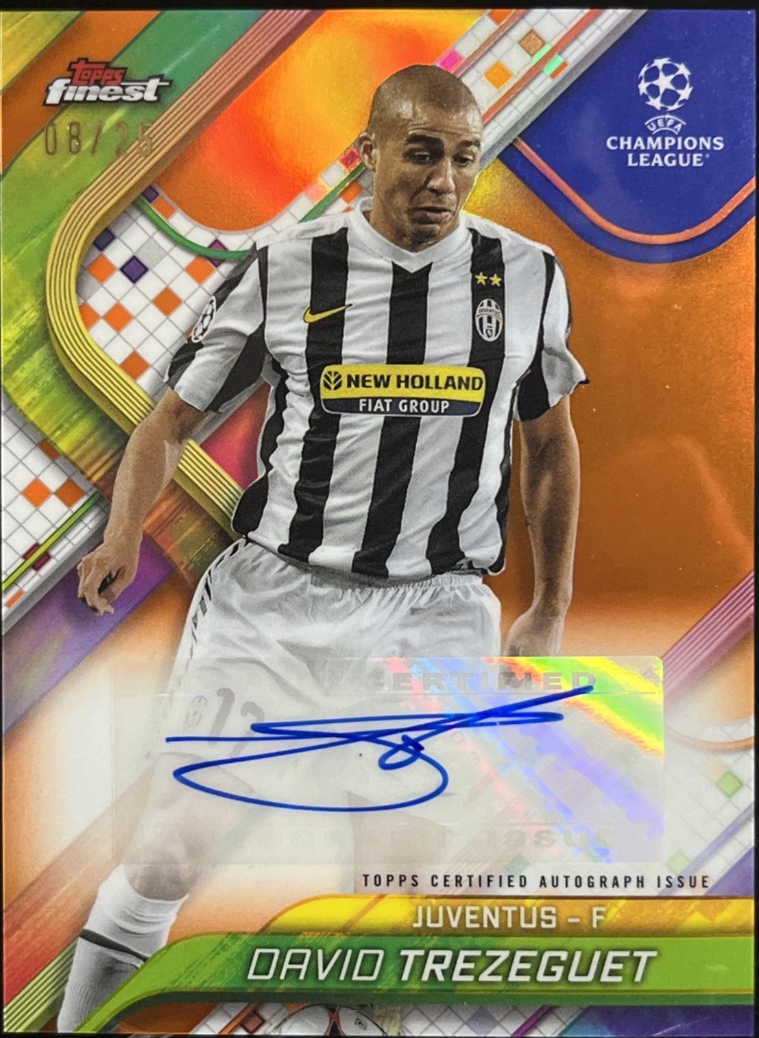 David Trezeguet [Orange Refractor] #BA-DT