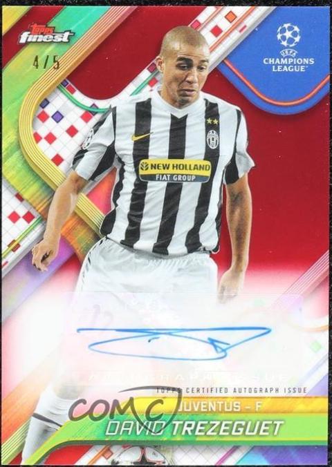 David Trezeguet [Red Refractor] #BA-DT