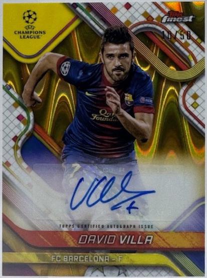 David Villa [Gold Refractor] #BA-VA