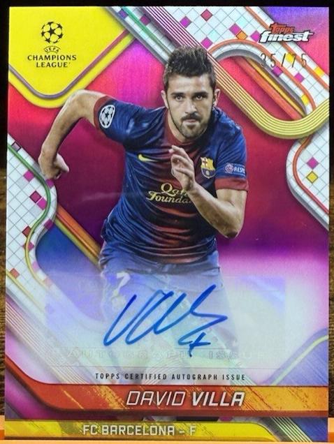 David Villa [Magenta Refractor] #BA-VA