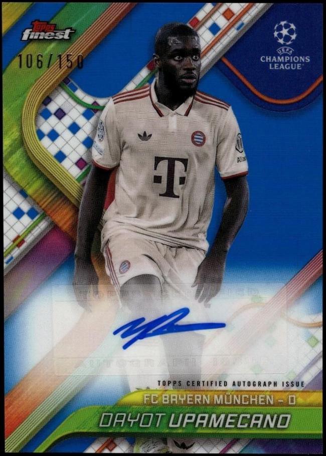Dayot Upamecano [Blue Refractor] #BA-UP
