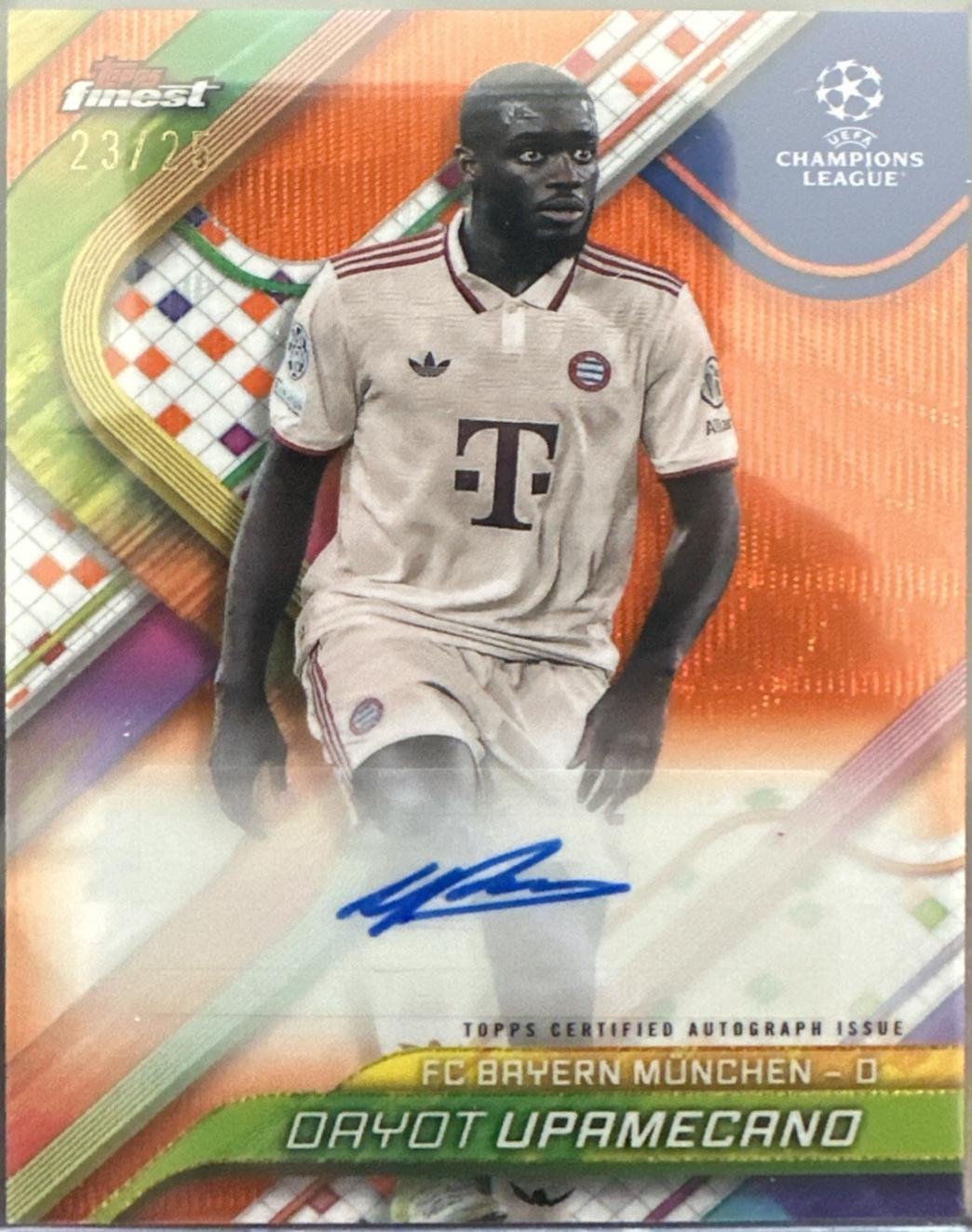 Dayot Upamecano [Orange Wave Refractor] #BA-UP