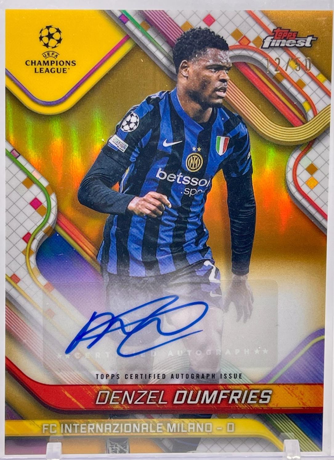 Denzel Dumfries [Gold Refractor] #BA-DZ