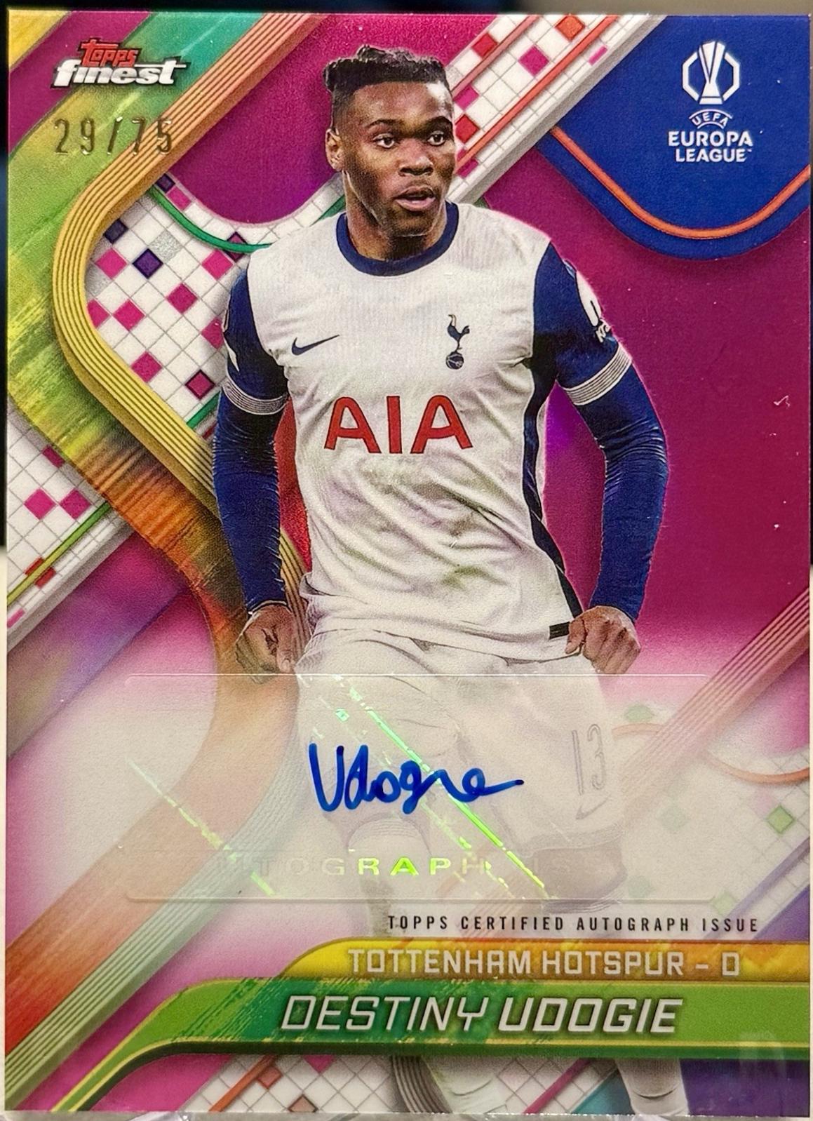 Destiny Udogie [Magenta Refractor] #BA-DU