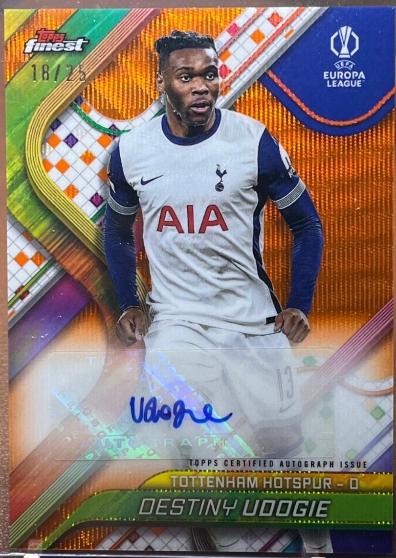 Destiny Udogie [Orange Wave Refractor] #BA-DU