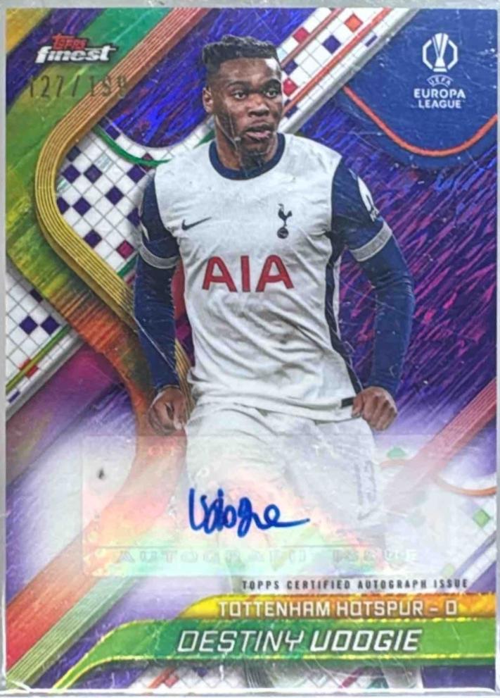 Destiny Udogie [Purple Shimmer Refractor] #BA-DU