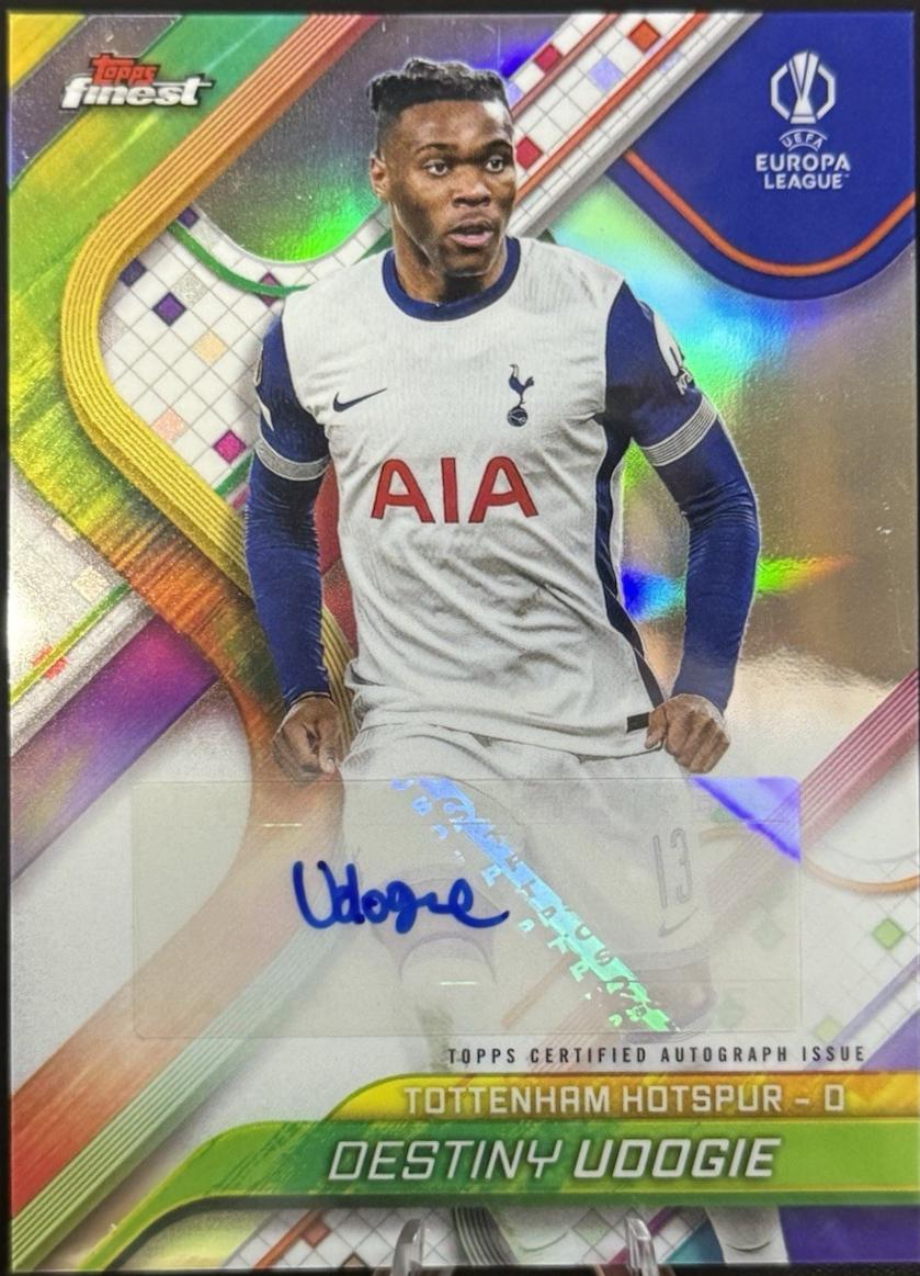 Destiny Udogie [Red Wave Refractor] #BA-DU