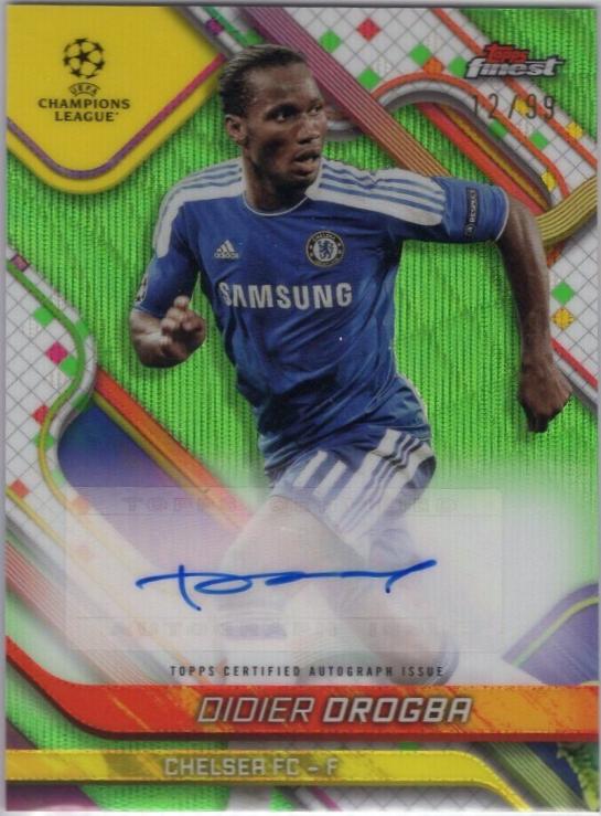 Didier Drogba [Neon Green Wave Refractor] #BA-DD