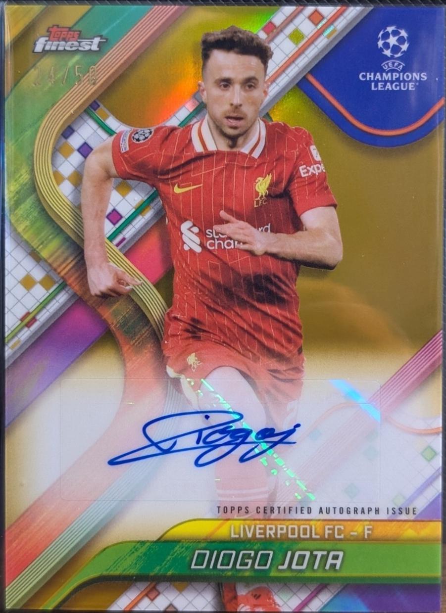 Diogo Jota [Gold Refractor] #BA-DJ