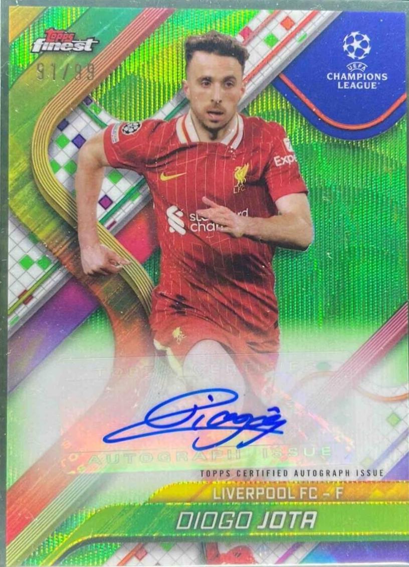 Diogo Jota [Neon Green Wave Refractor] #BA-DJ