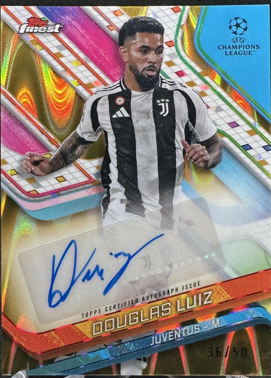 Douglas Luiz [Gold Wave Refractor] #BA-DL