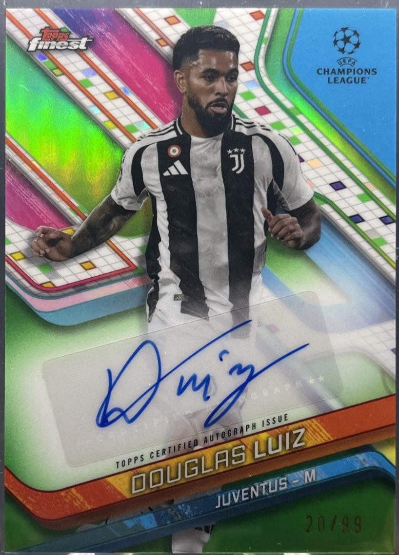 Douglas Luiz [Neon Green Refractor] #BA-DL