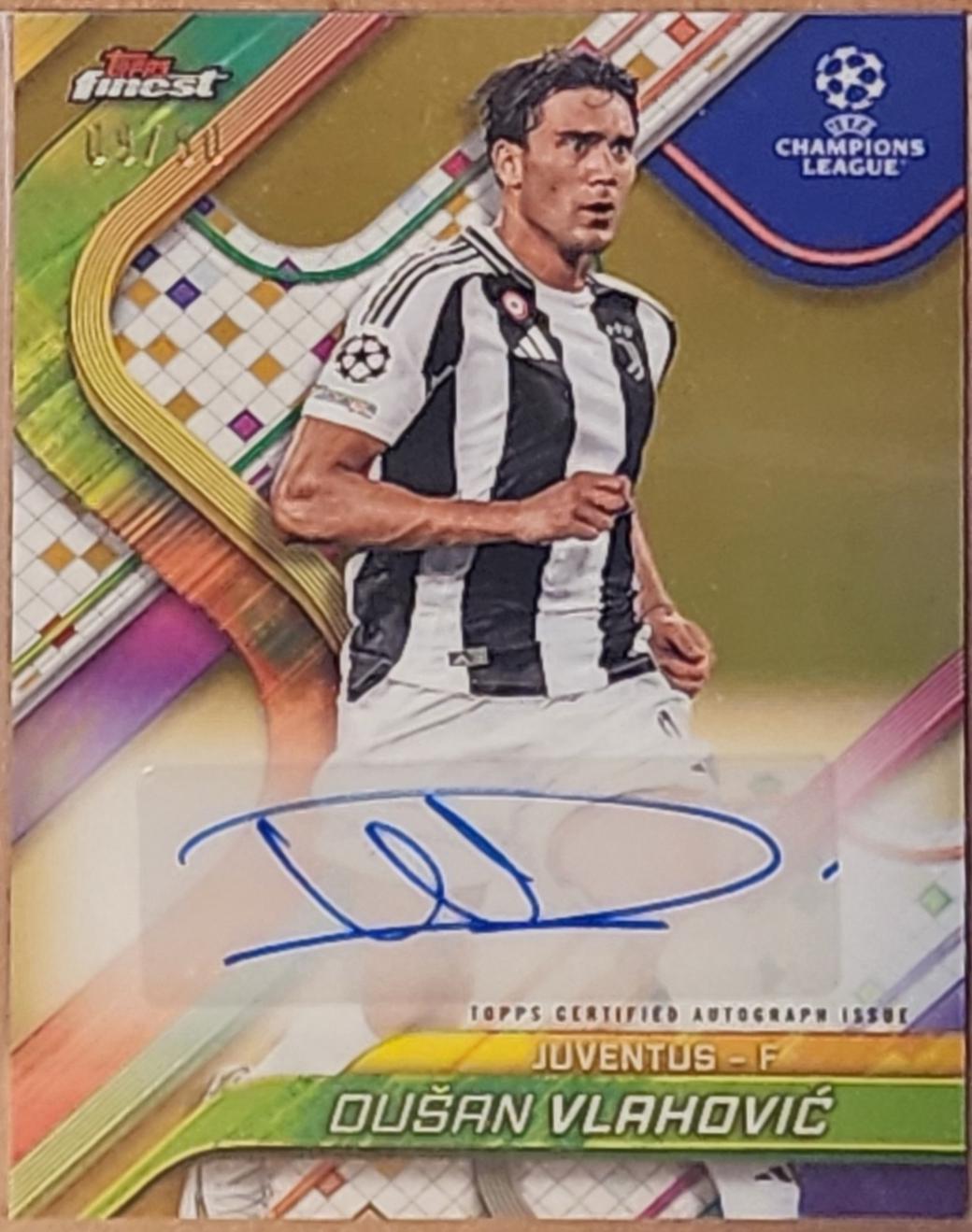 Dusan Vlahovic [Gold Refractor] #BA-DV