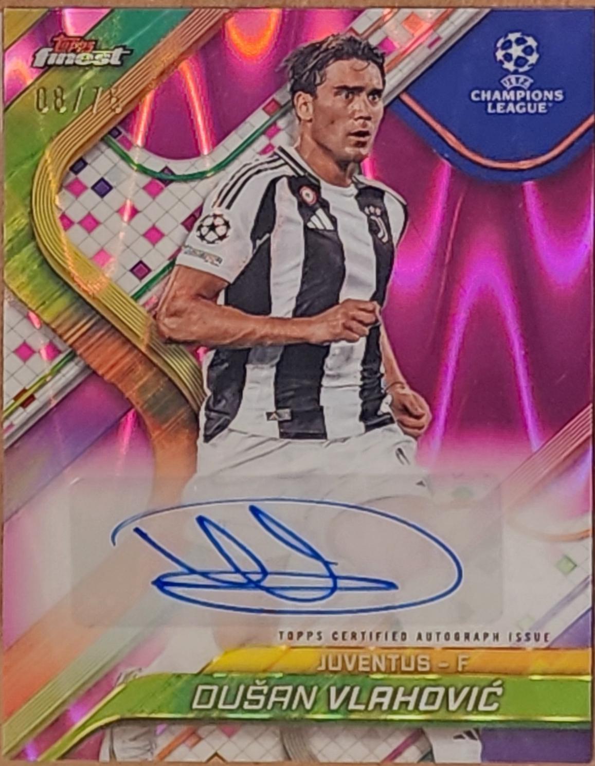 Dusan Vlahovic [Magenta Refractor] #BA-DV