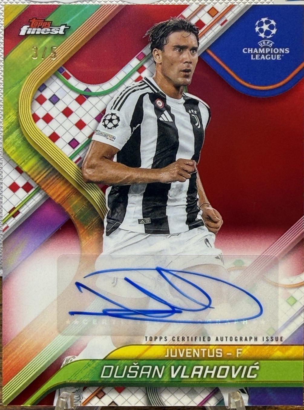 Dusan Vlahovic [Red Refractor] #BA-DV