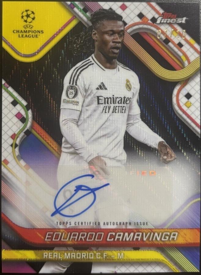 Eduardo Camavinga [Black Refractor] #BA-EC