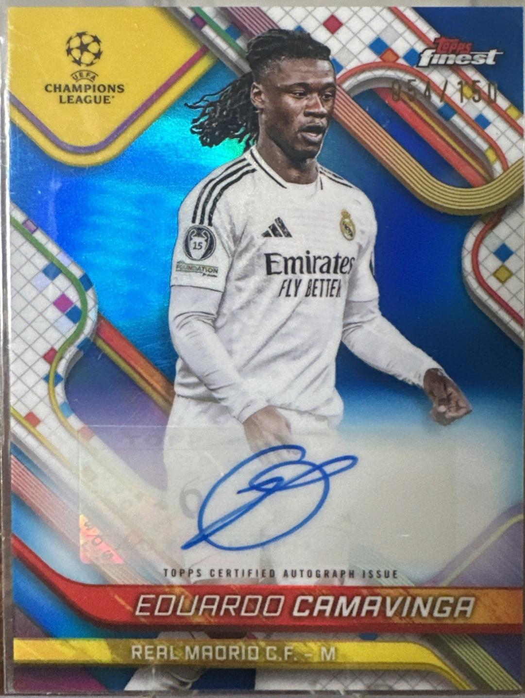 Eduardo Camavinga [Blue Refractor] #BA-EC