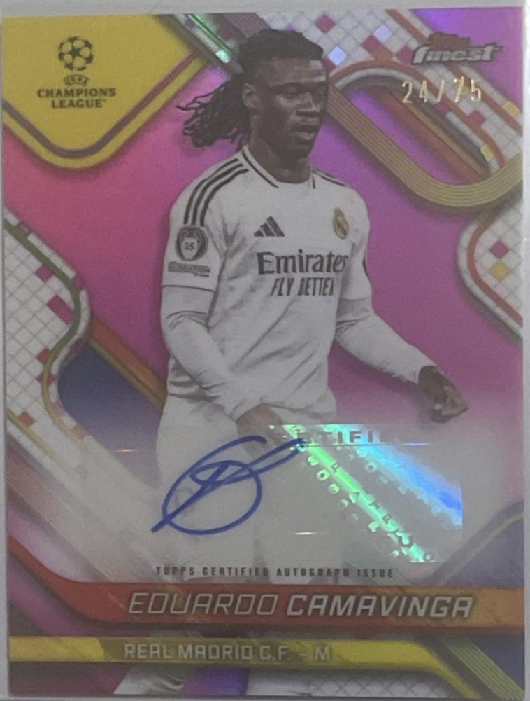 Eduardo Camavinga [Magenta Refractor] #BA-EC