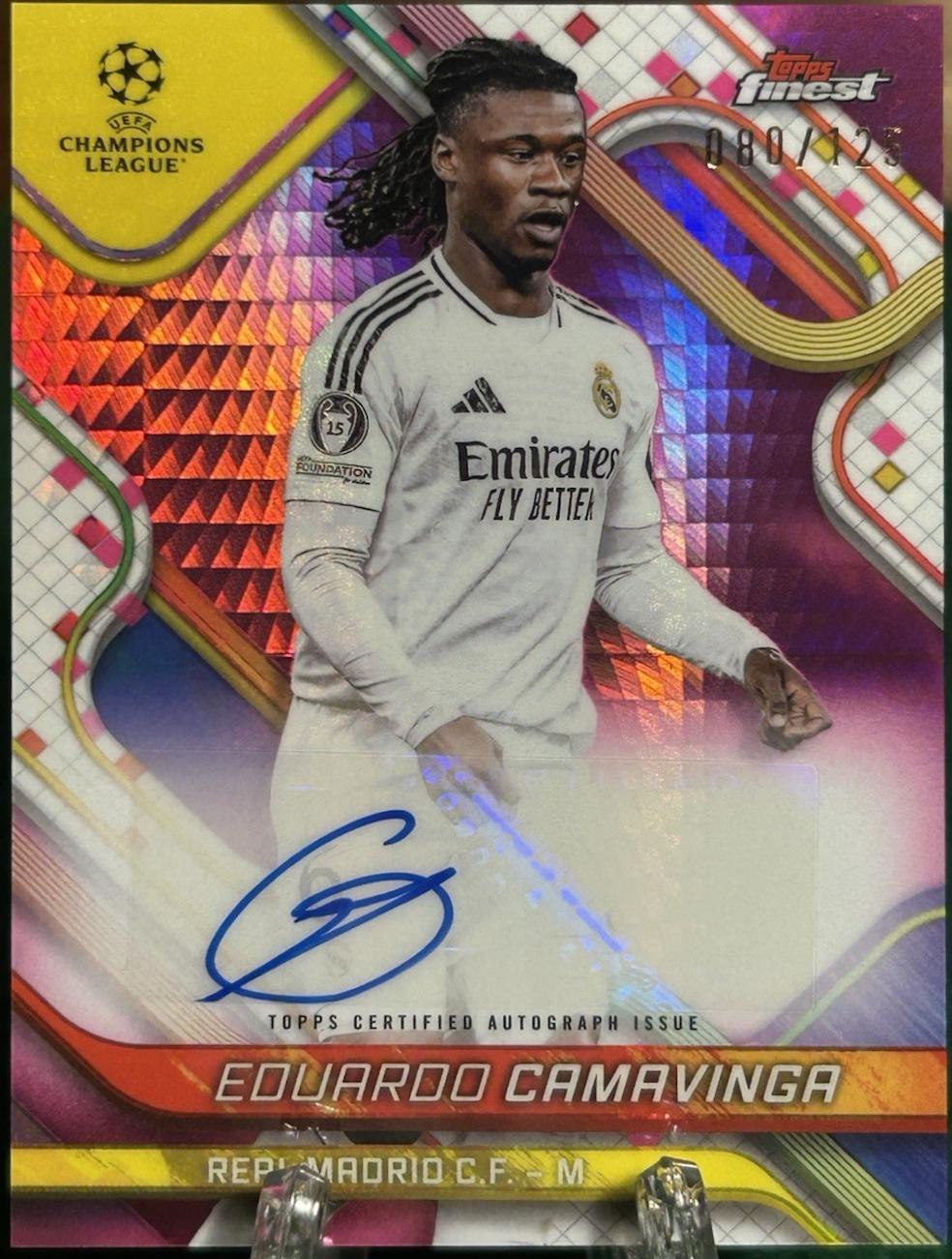 Eduardo Camavinga [Pink Prism Refractor] #BA-EC