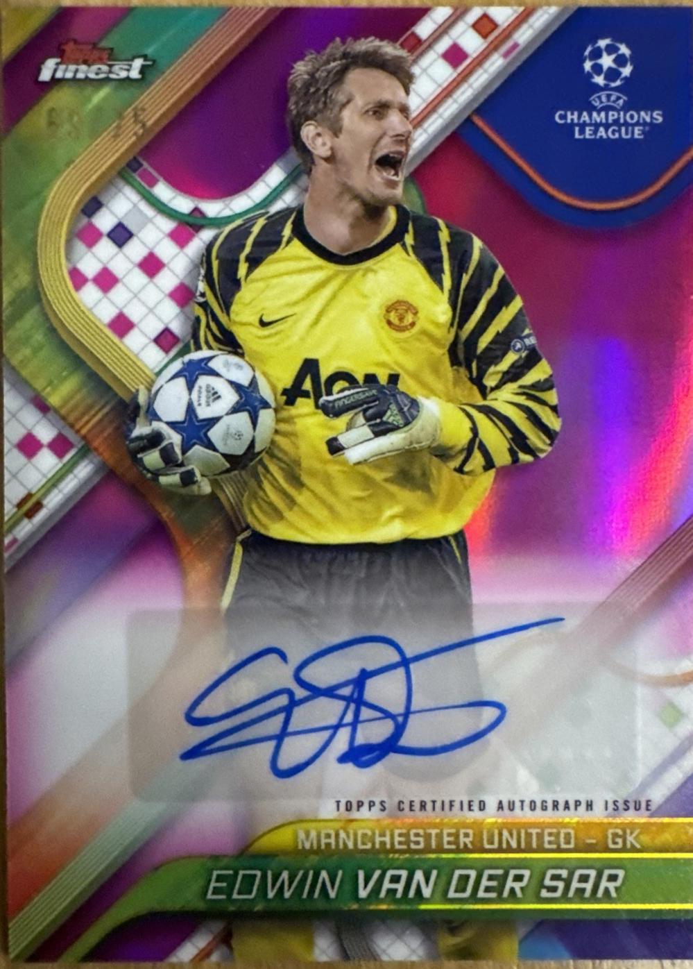 Edwin van der Sar [Magenta Refractor] #BA-EV