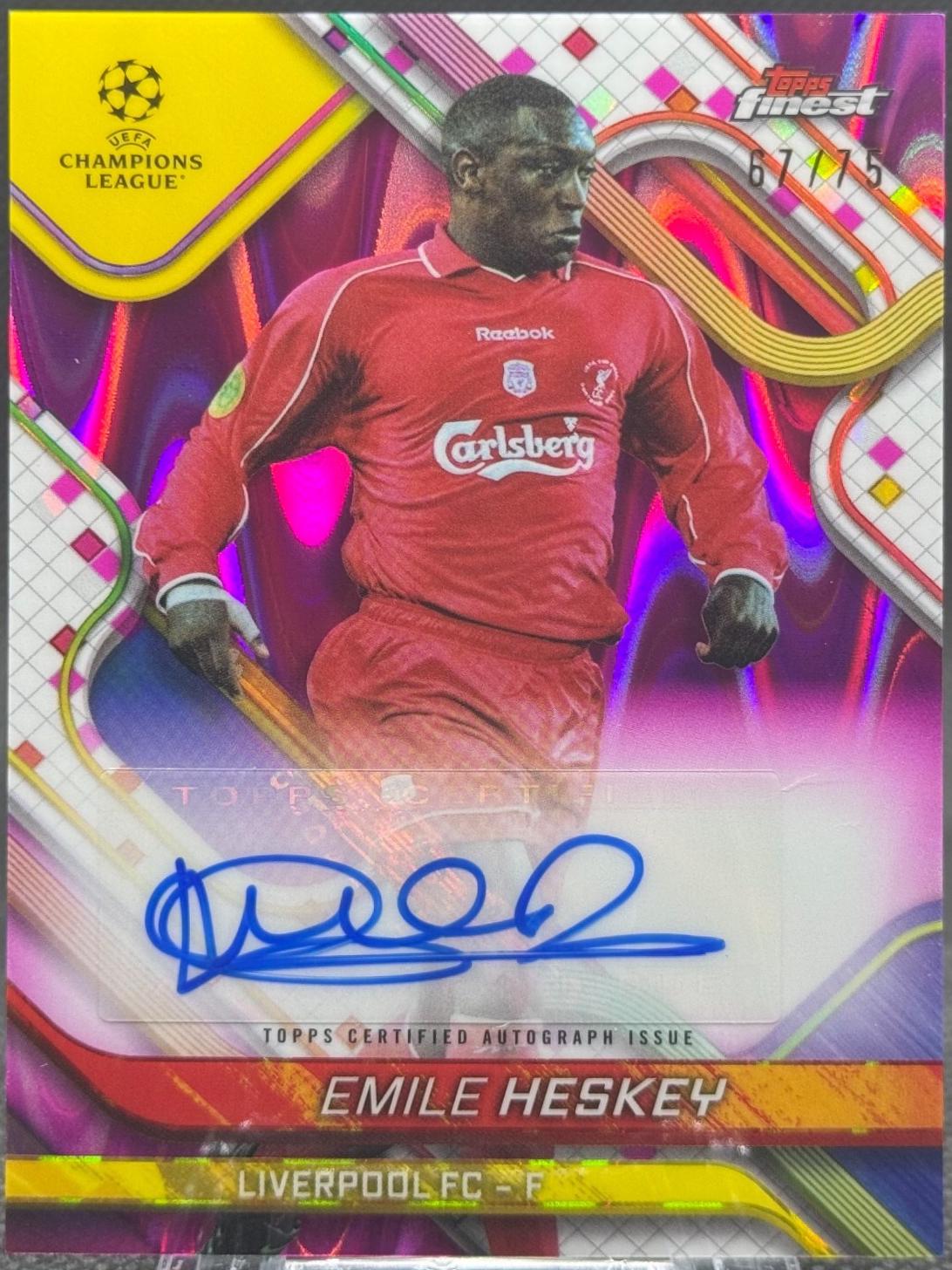 Emile Heskey [Magenta Wave Refractor] #BA-HE