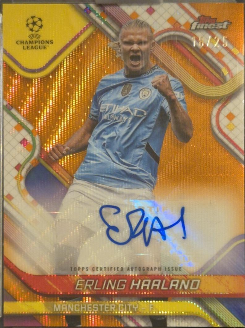 Erling Haaland [Orange Refractor] #BA-EH