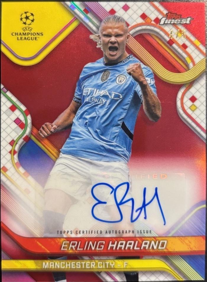 Erling Haaland [Red Wave Refractor] #BA-EH