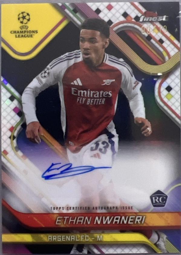 Ethan Nwaneri [Black Refractor] #BA-ET