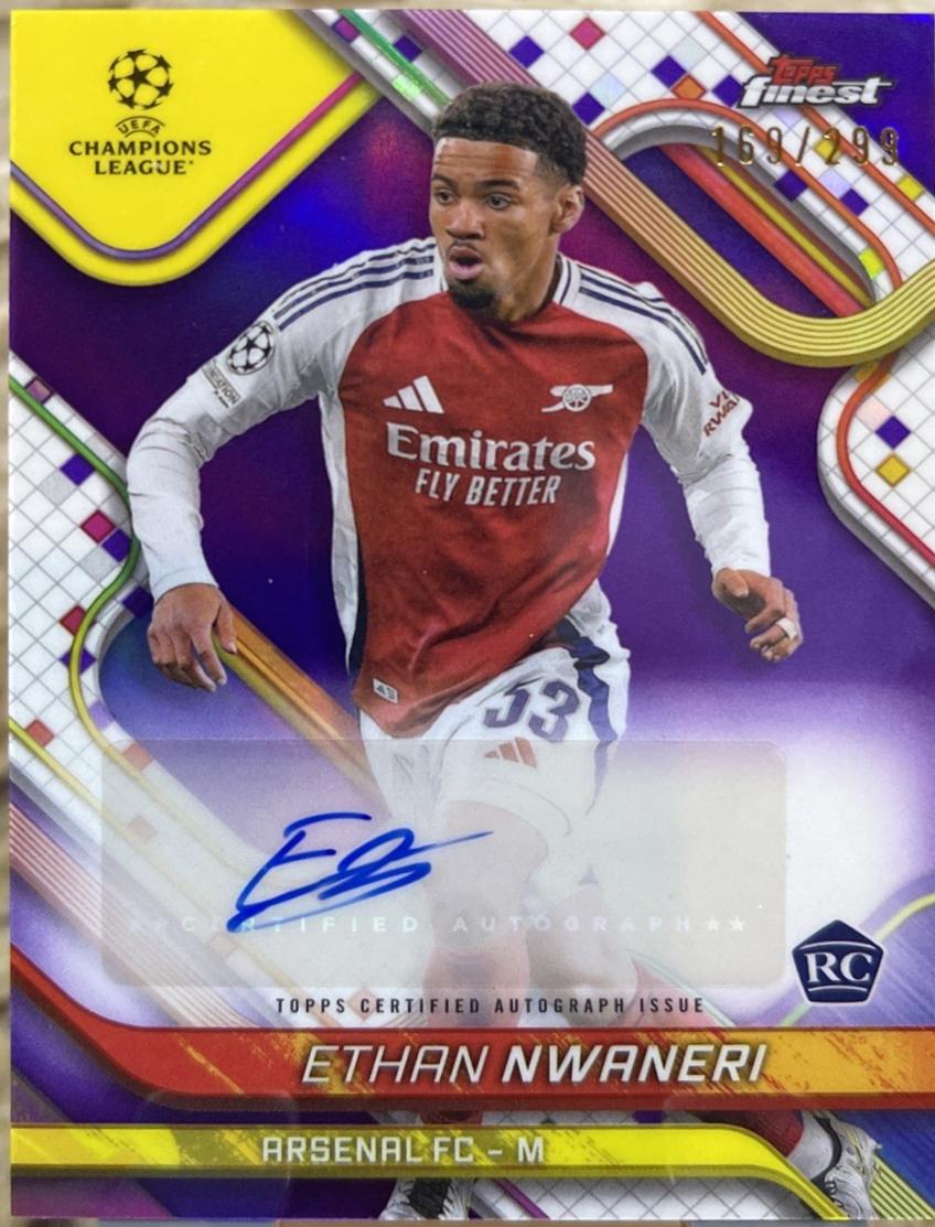 Ethan Nwaneri [Purple Refractor] #BA-ET