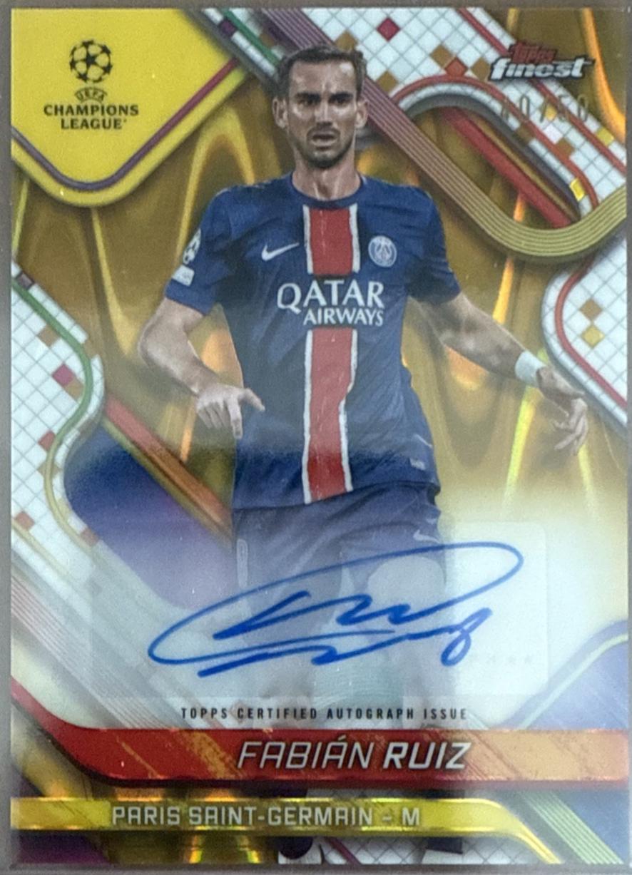 Fabian Ruiz [Gold Refractor] #BA-RZ