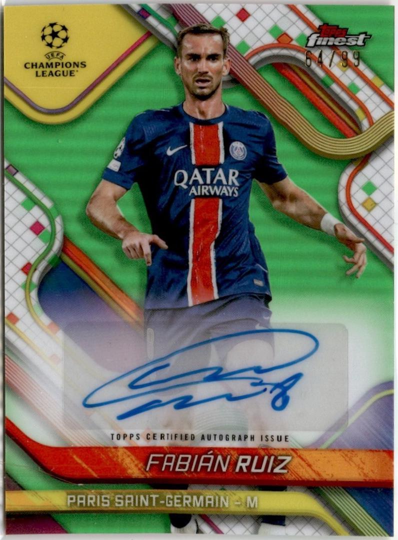 Fabian Ruiz [Neon Green Refractor] #BA-RZ