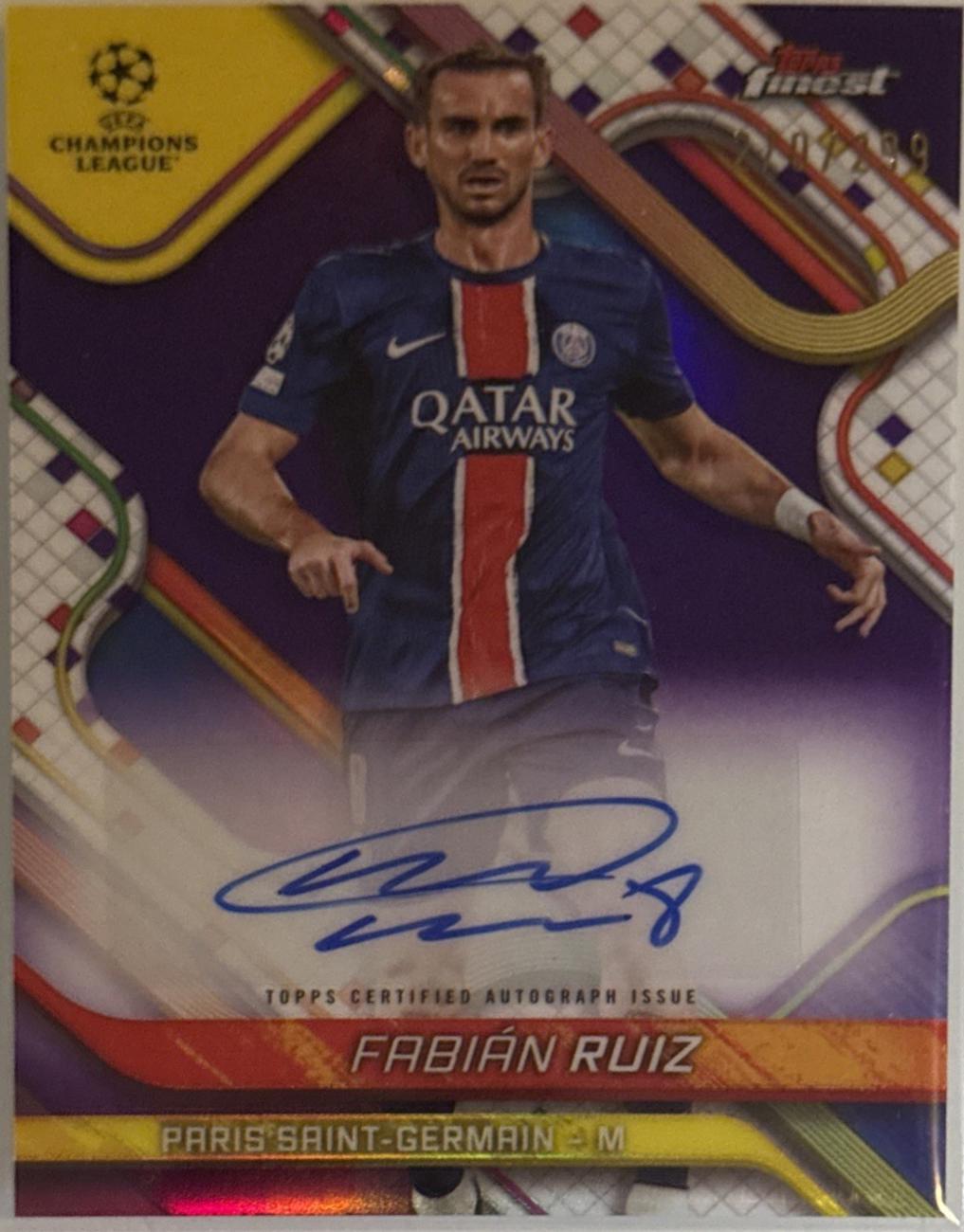 Fabian Ruiz [Purple Refractor] #BA-RZ