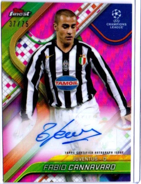 Fabio Cannavaro [Magenta Refractor] #BA-FA