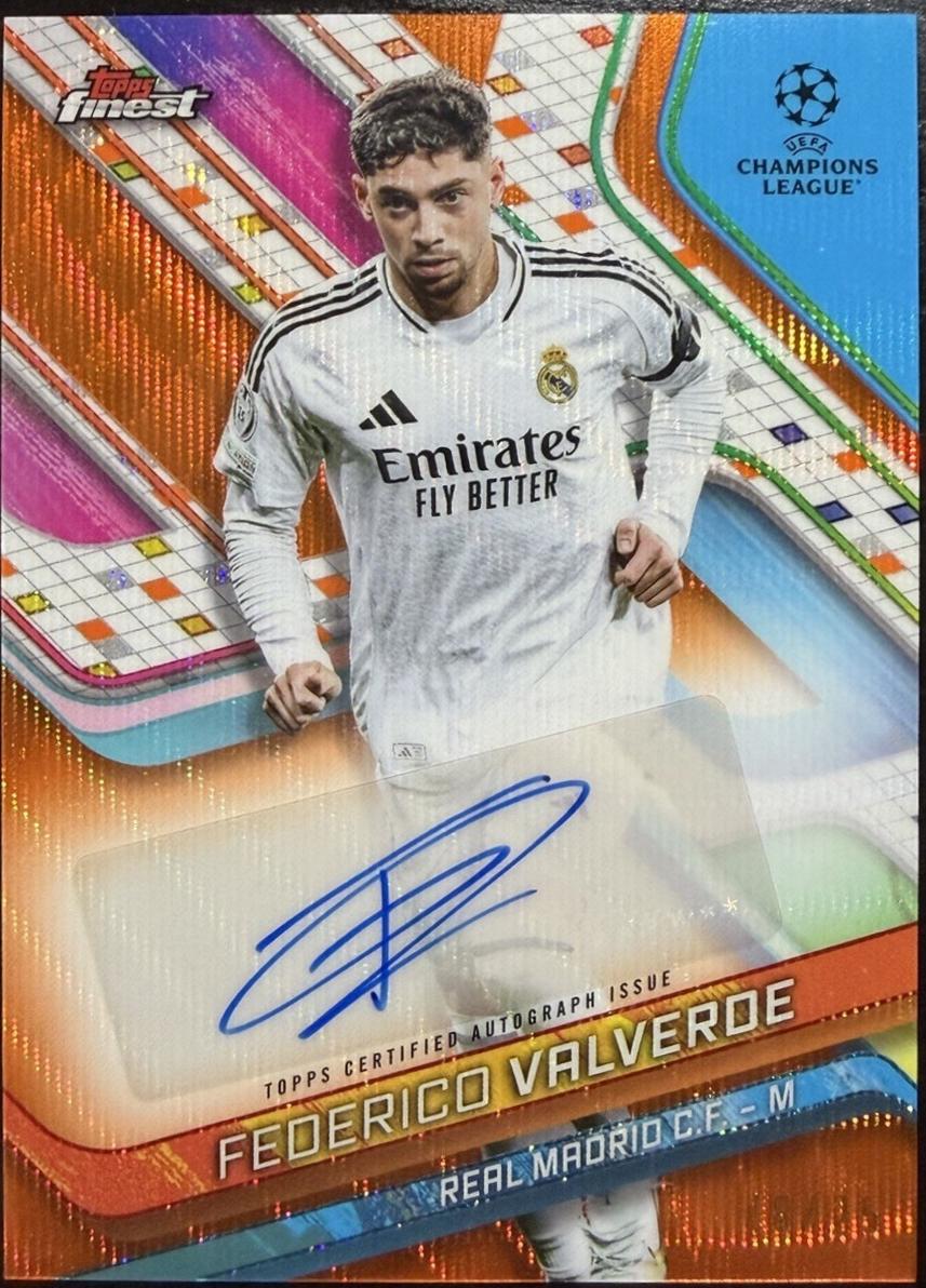 Federico Valverde [Orange Wave Refractor] #BA-FV