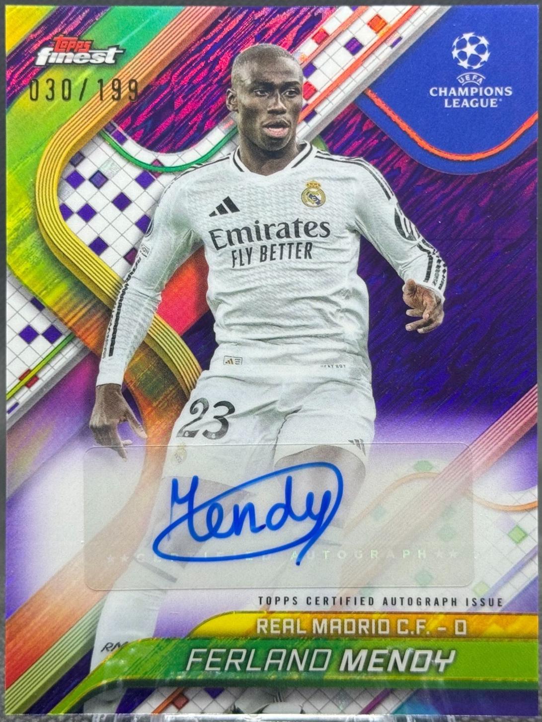 Ferland Mendy [Purple Shimmer Refractor] #BA-FM