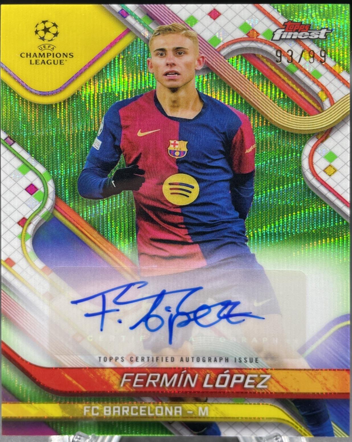 Fermin Lopez [Neon Green Wave Refractor] #BA-LZ