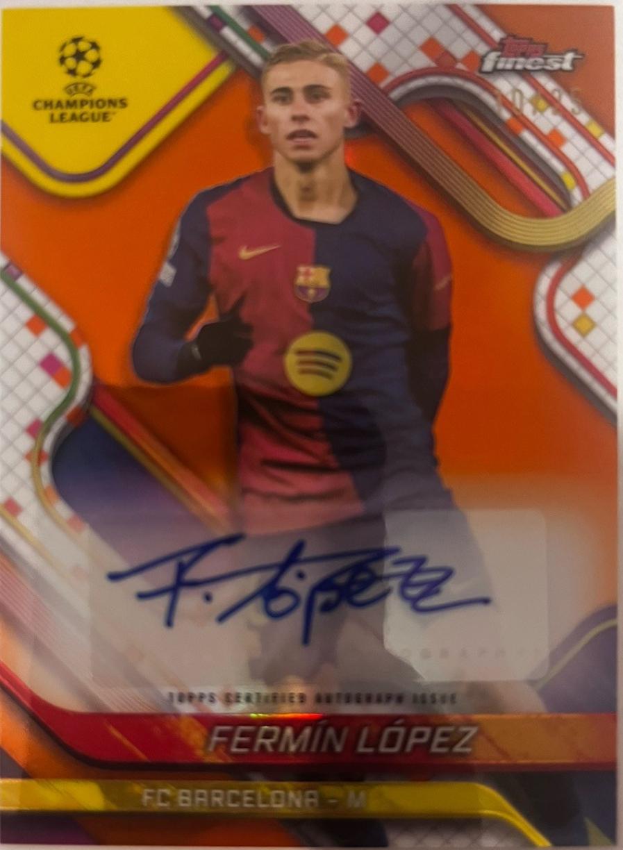 Fermin Lopez [Orange Wave Refractor] #BA-LZ