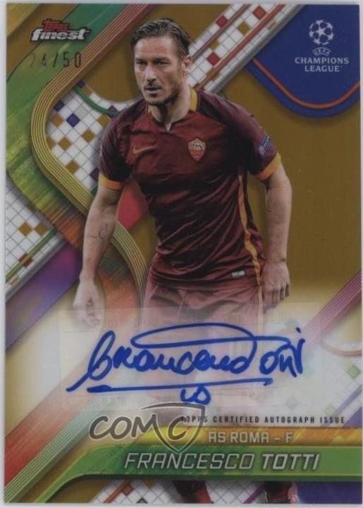 Francesco Totti [Gold Refractor] #BA-FT