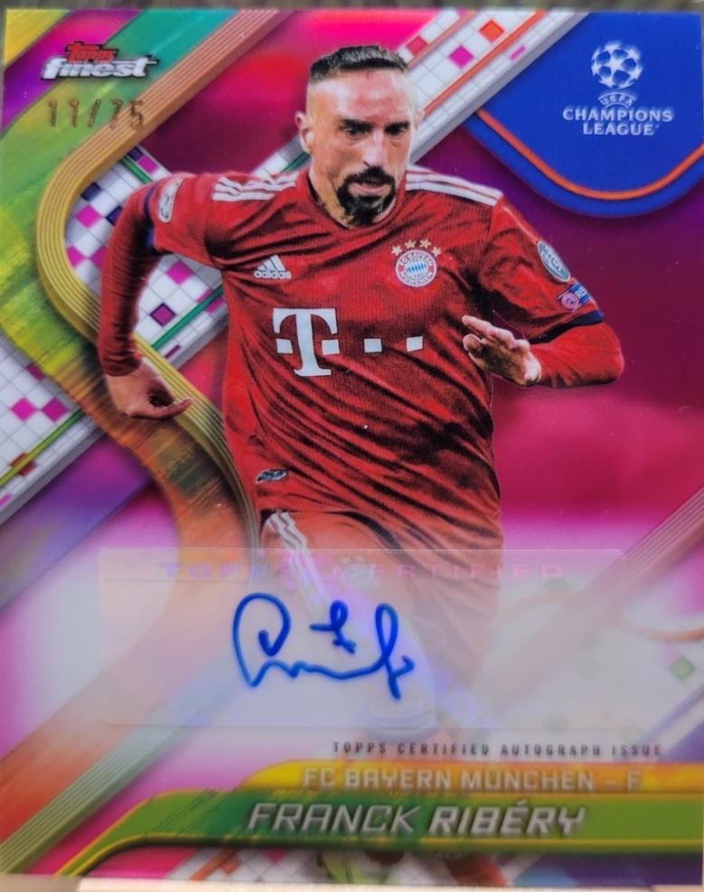 Franck Ribery [Magenta Refractor] #BA-FR