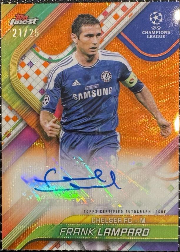 Frank Lampard [Orange Wave Refractor] #BA-FL